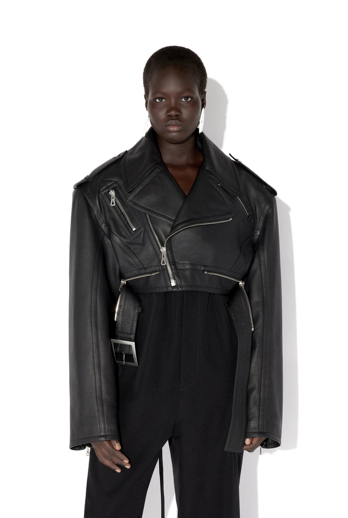 Jean Paul Gaultier Le Perfecto Court Noir