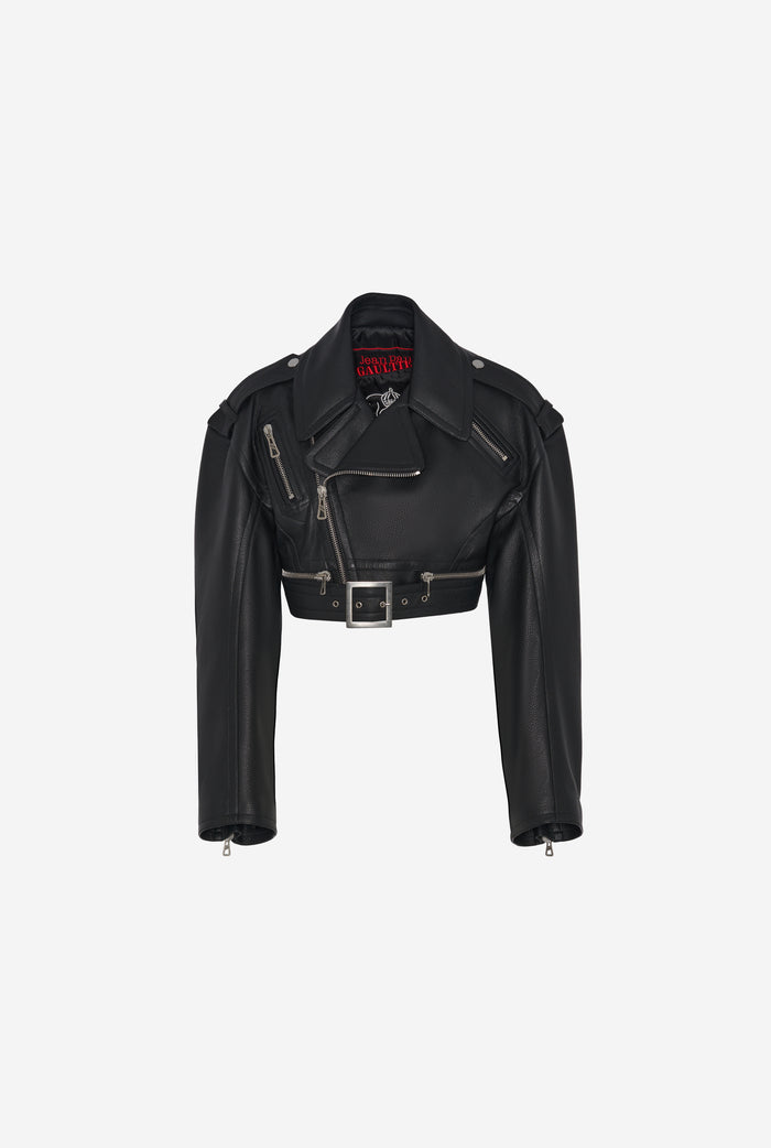 Jean Paul Gaultier Le Perfecto Court Noir