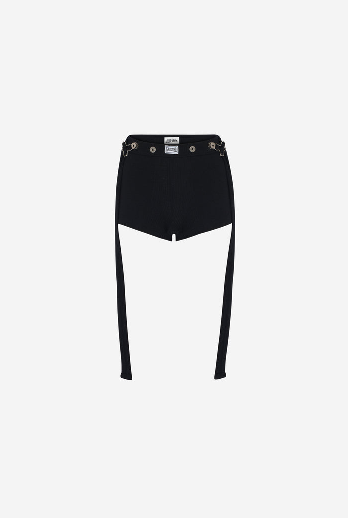 Jean Paul Gaultier Le Short à Patch Noir Noir
