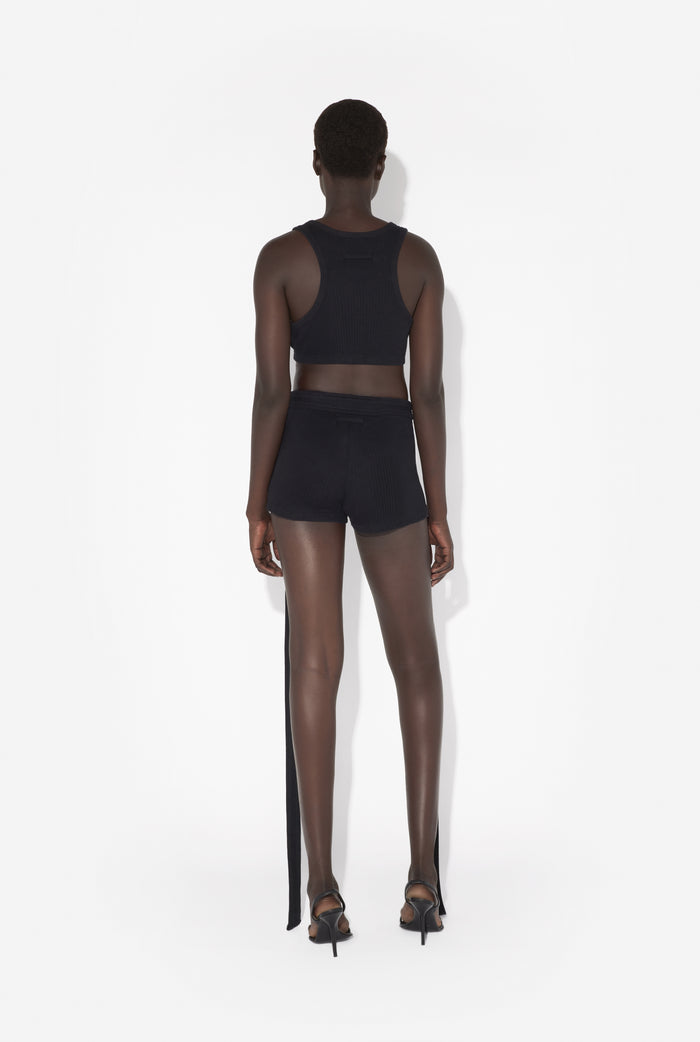 jean paul gaultier Le Short à Patch Noir Noir