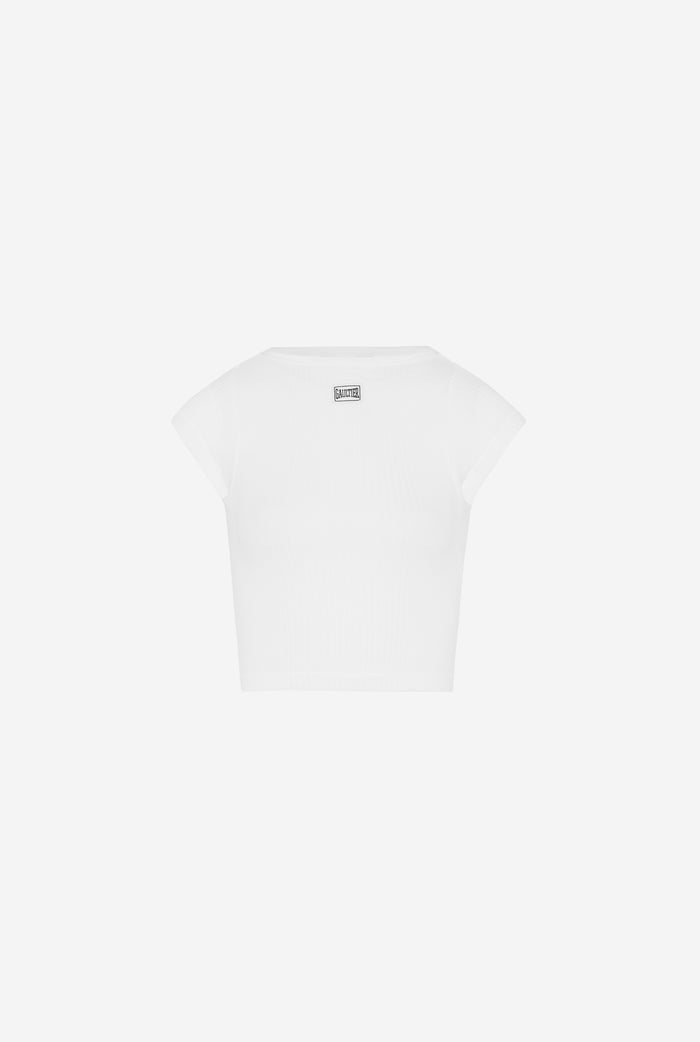 Jean Paul Gaultier Le T-Shirt à Patch Blanc Blanc