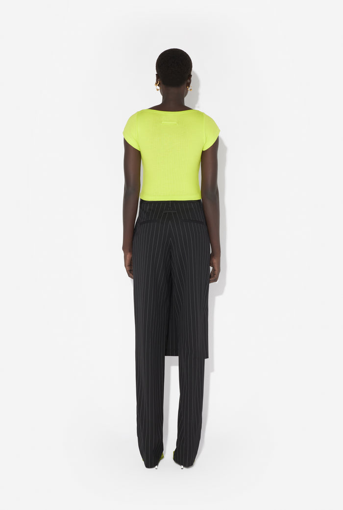Jean Paul Gaultier Le T-Shirt à Patch Jaune Vert