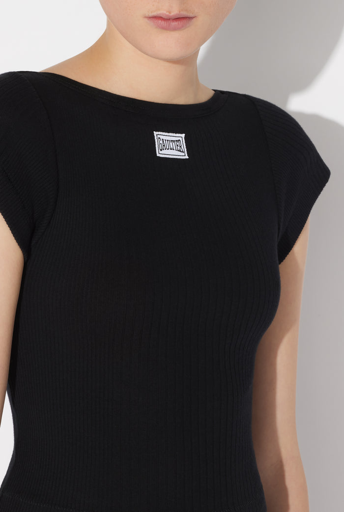Jean Paul Gaultier Le T-Shirt à Patch Noir Noir