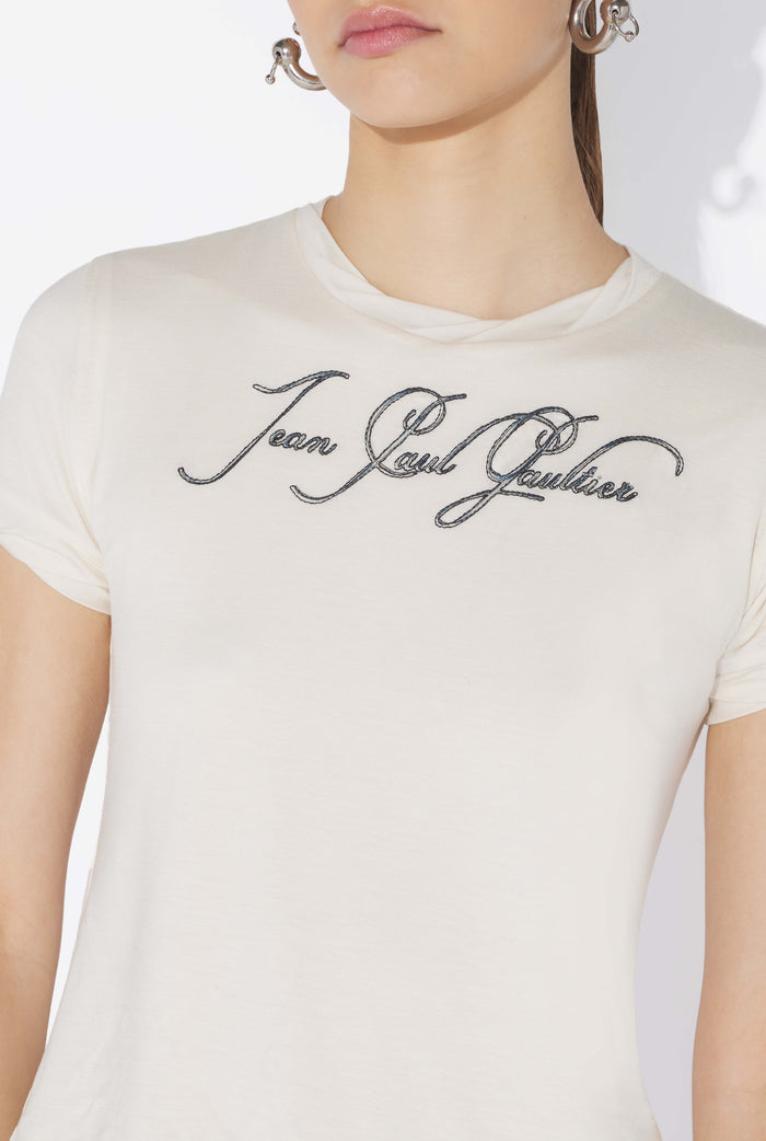 Jean Paul Gaultier Le T-Shirt Tattoo Ecru Écru