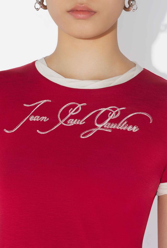 Jean Paul Gaultier Le T-Shirt Tattoo Rouge Rouge