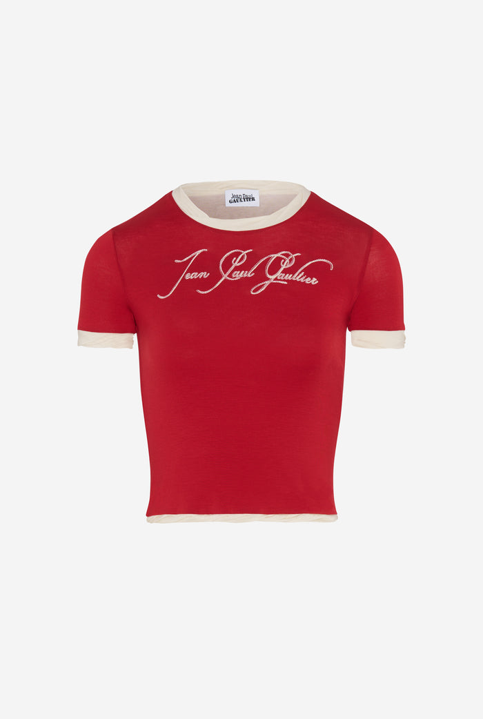 Jean Paul Gaultier Le T-Shirt Tattoo Rouge Rouge