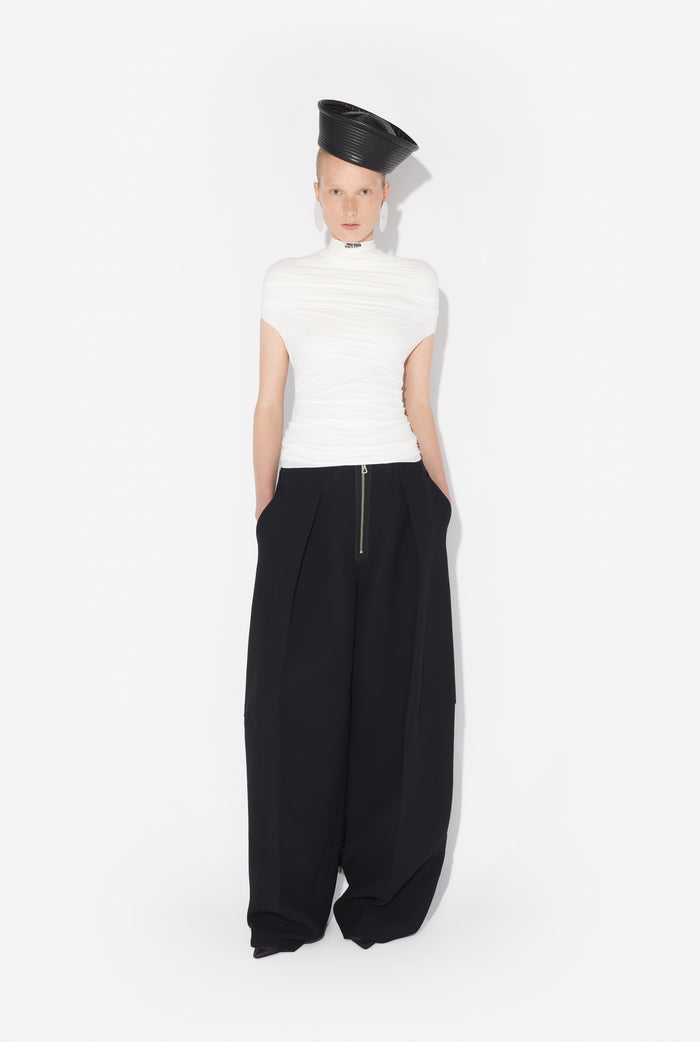 jean paul gaultier Le Top à Franges Blanc