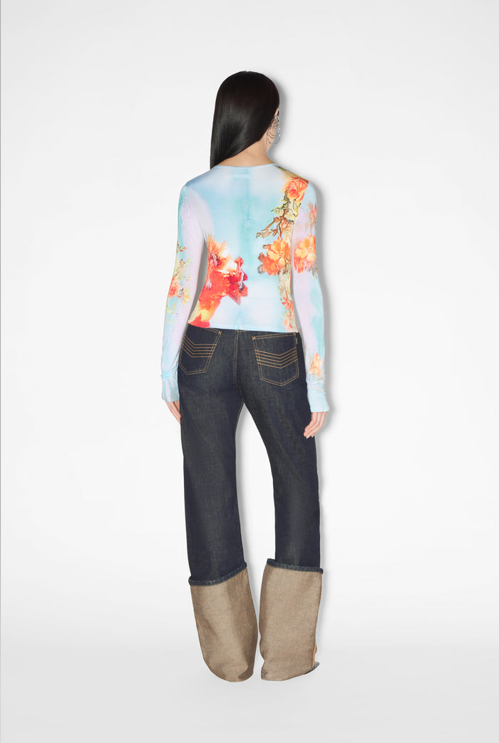 jean paul gaultier Le Top Body Flower Bleu Bleu