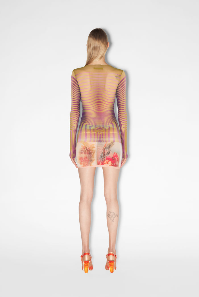 Jean Paul Gaultier Le Top Body Morphing Vert Vert