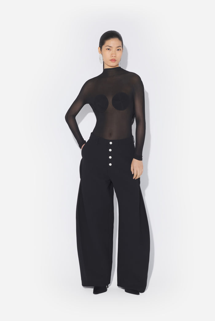 jean paul gaultier Le Top Dos Nu Conique Noir