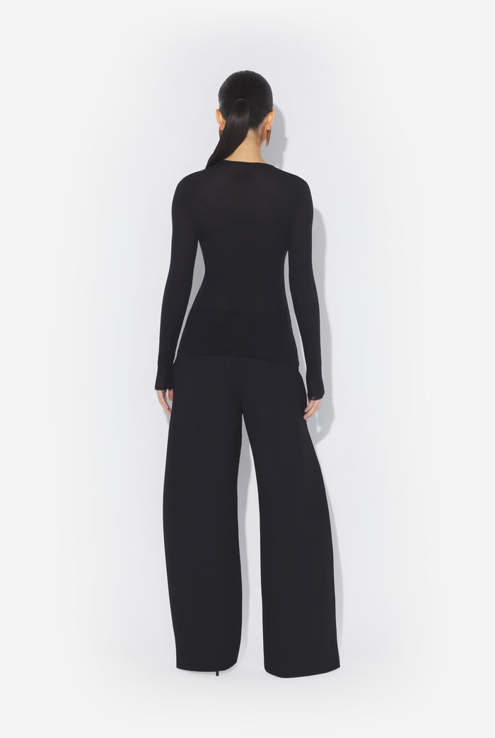 Jean Paul Gaultier Le Top Spirale 3D Noire Noir