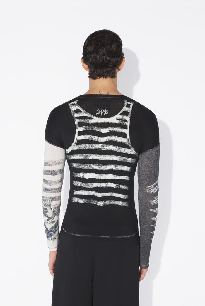jean paul gaultier Le Top Tattoo Noir