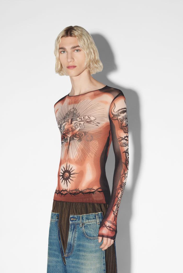 Jean Paul Gaultier Le Top Tattoo Safe Sex Beige