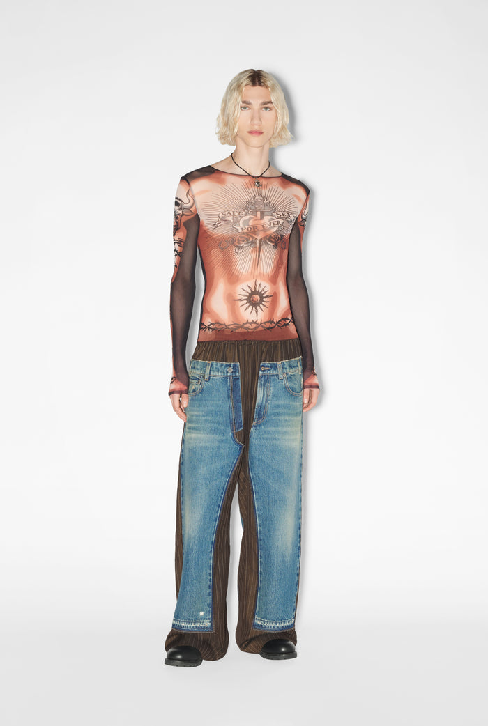 jean paul gaultier Le Top Tattoo Safe Sex Beige