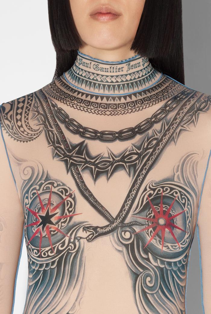Jean Paul Gaultier Le Top Tattoo Soleil Beige