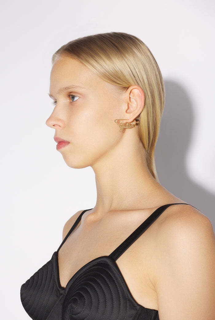 jean paul gaultier La Boucle d'Oreille Épingle Gaultier Dorée Or