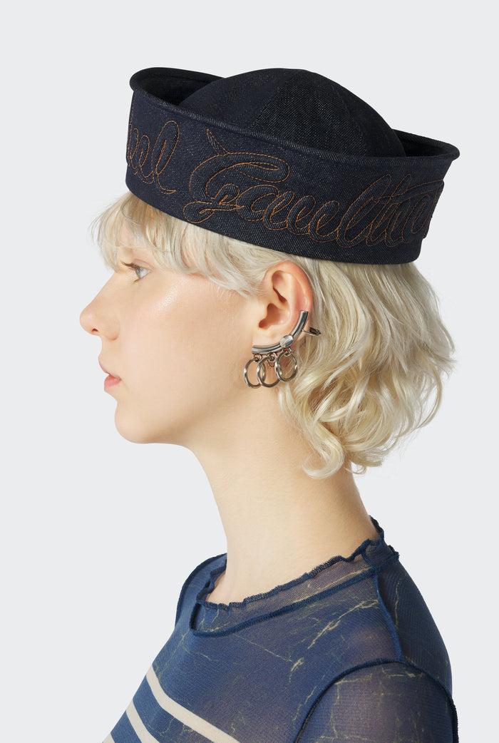 Jean Paul Gaultier La Boucle D'Oreille Gauche Multi-Piercing Gaultier Argent