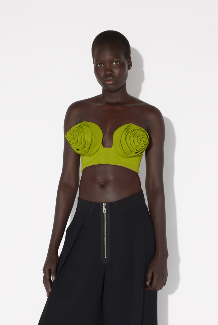 Jean Paul Gaultier La Brassière Seins Conique Verte Vert