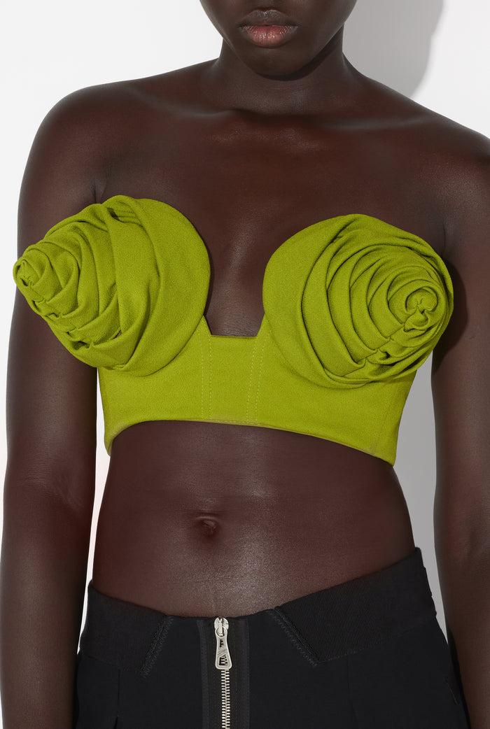Jean Paul Gaultier La Brassière Seins Conique Verte Vert