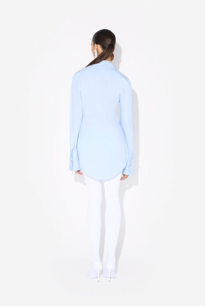 Jean Paul Gaultier La Chemise Imprimé Jean Paul Gaultier Bleue Bleu