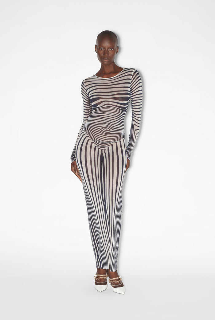 Jean Paul Gaultier La Robe Body Morphing Marine Beige