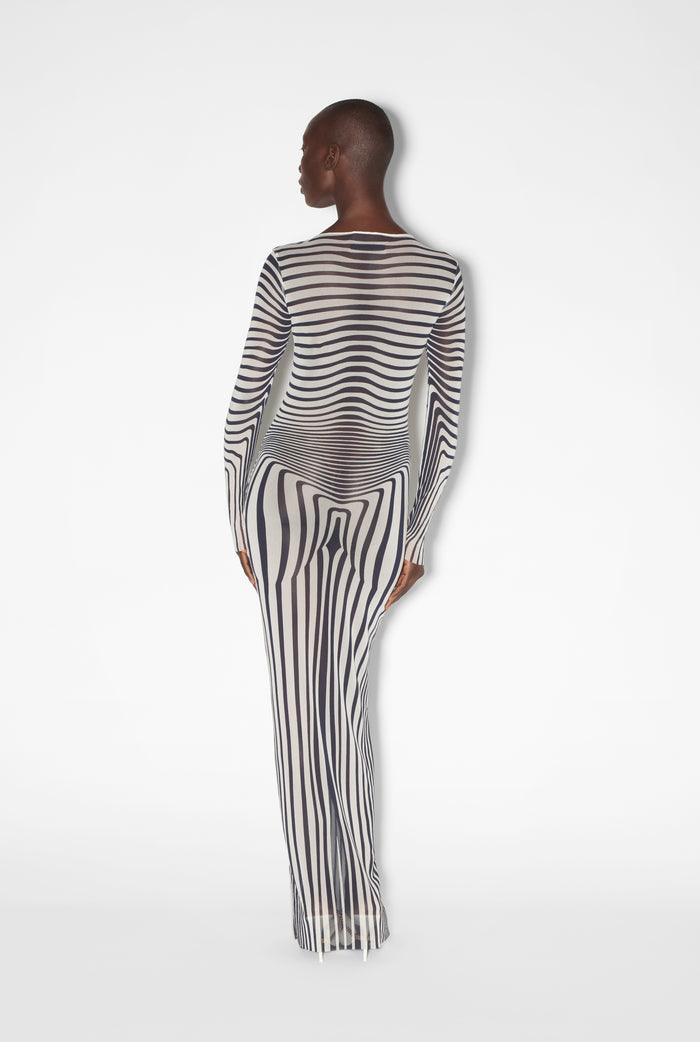 Jean Paul Gaultier La Robe Body Morphing Marine Beige