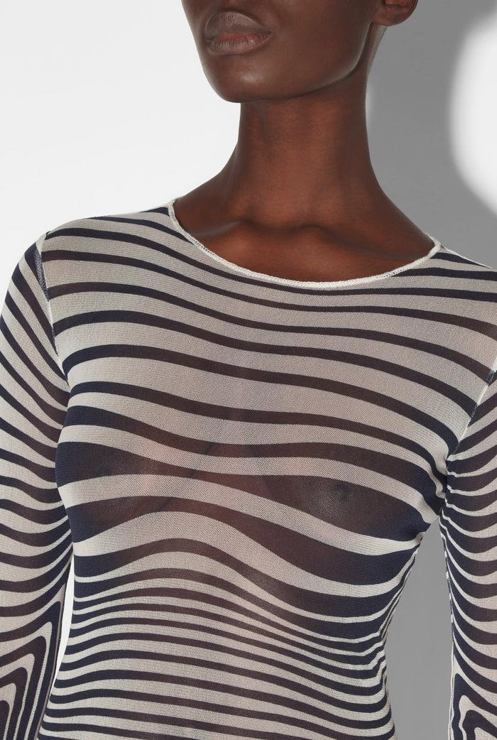 Jean Paul Gaultier La Robe Body Morphing Marine Beige