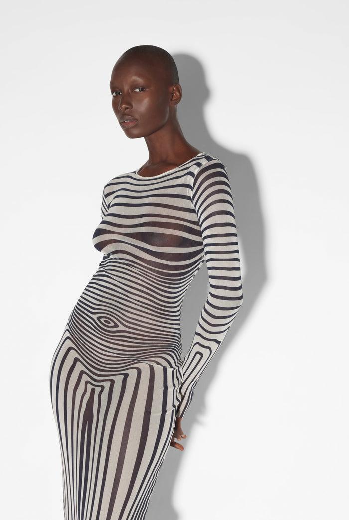 jean paul gaultier La Robe Body Morphing Marine Beige