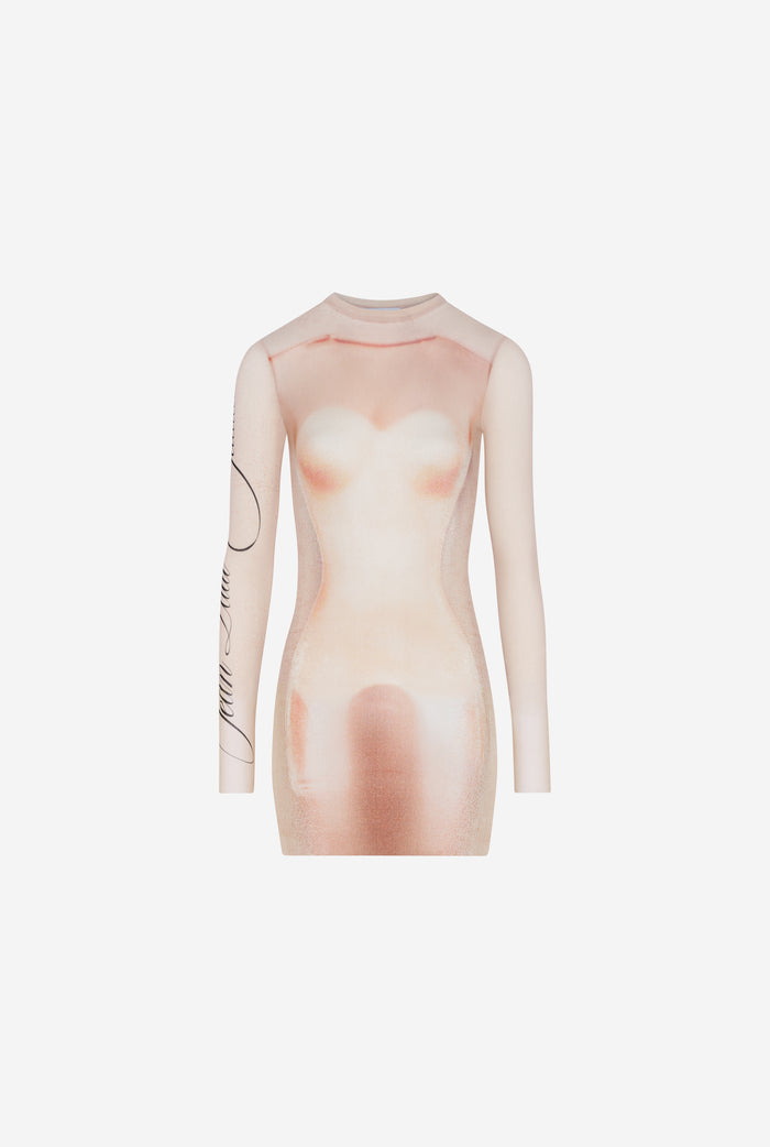 Jean Paul Gaultier La Robe Courte "Le Classique" Rose