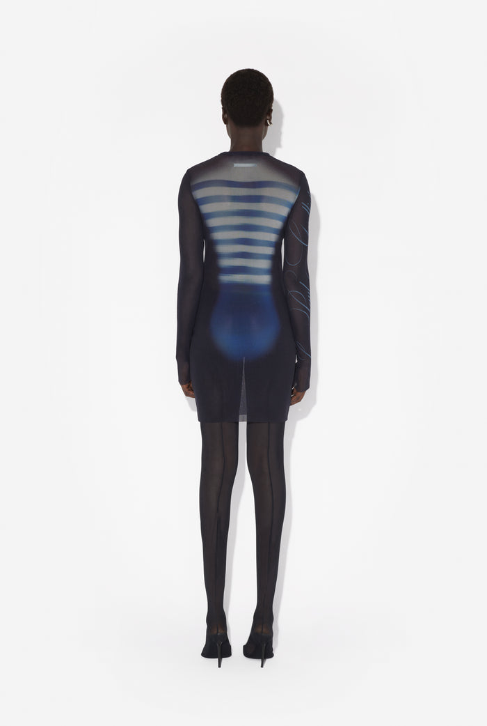 Jean Paul Gaultier La Robe Courte "Le Male" Bleu Marine