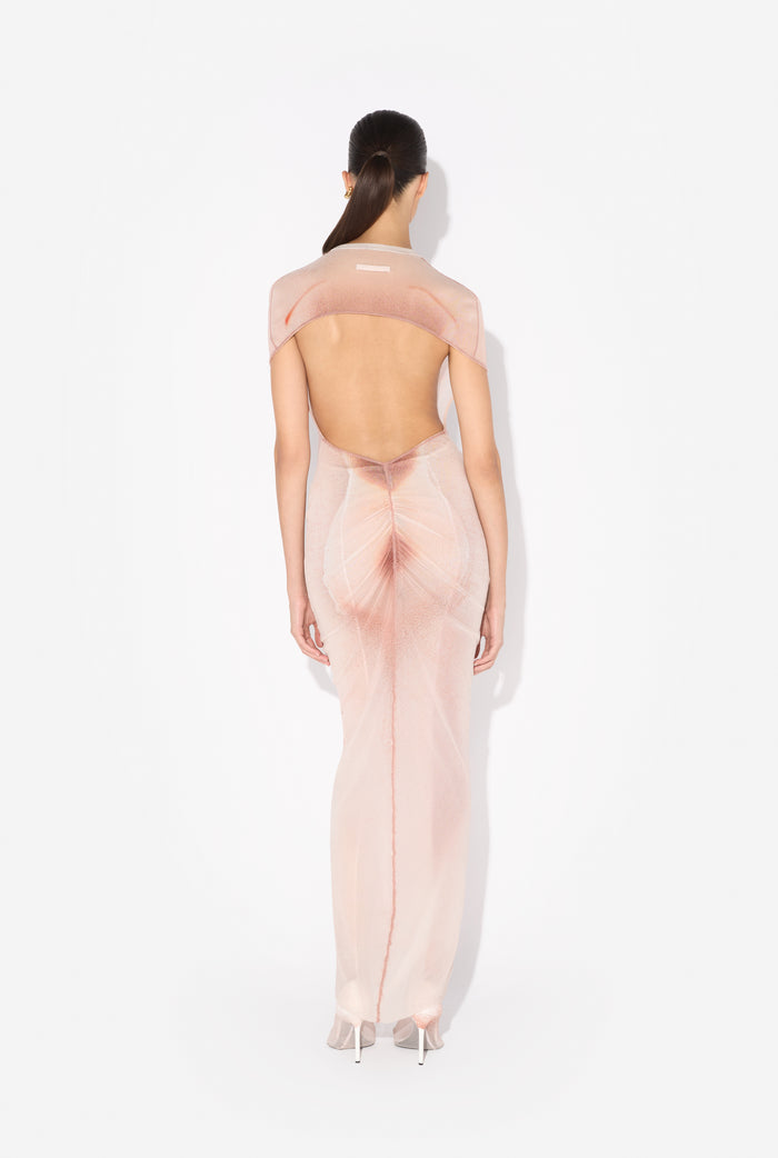 Jean Paul Gaultier La Robe Dos Nu "Le Classique" Rose
