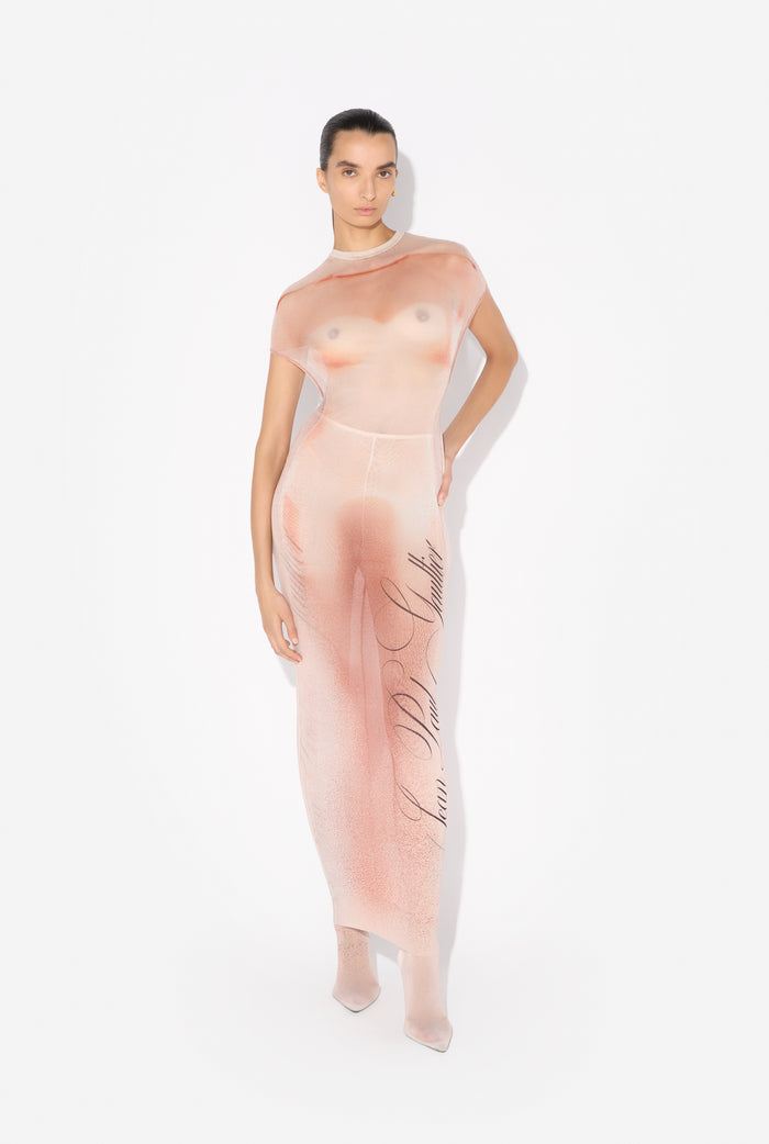 jean paul gaultier La Robe Dos Nu "Le Classique" Rose