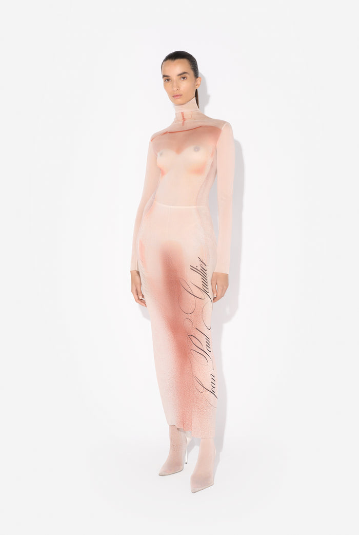 jean paul gaultier La Robe Longue "Le Classique" Rose