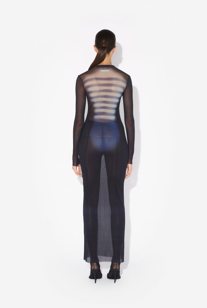 Jean Paul Gaultier La Robe Longue "Le Male" Bleu Marine