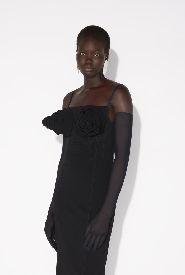 Jean Paul Gaultier La Robe Seins Conique Noire Noir