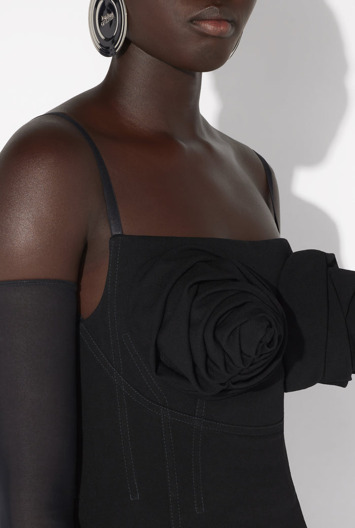 Jean Paul Gaultier La Robe Seins Conique Noire Noir
