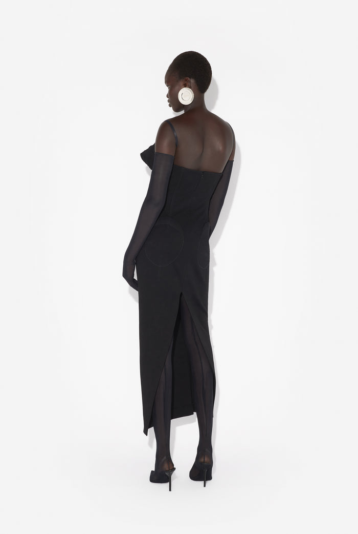 jean paul gaultier La Robe Seins Conique Noire Noir