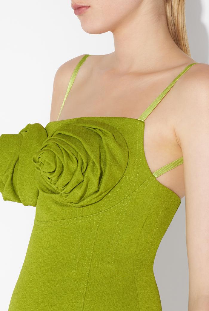 Jean Paul Gaultier La Robe Seins Conique Verte Vert
