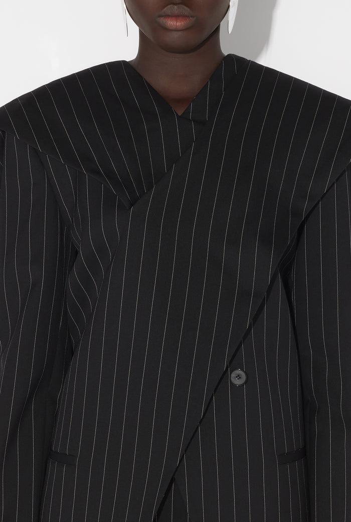 Jean Paul Gaultier La Veste Tailleur à Franges Noir