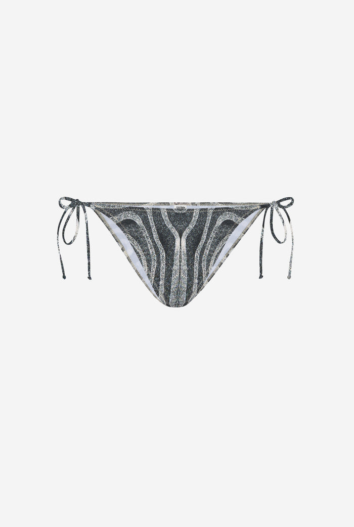 Jean Paul Gaultier Le Bas De Bikini Spirale Noir Noir