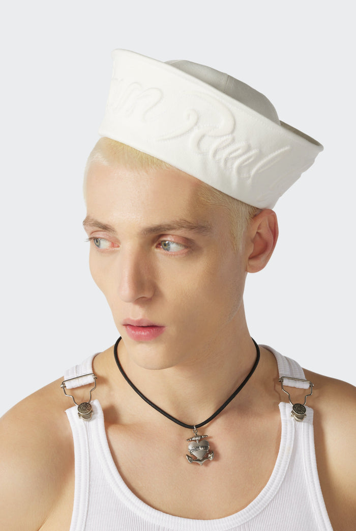 Jean Paul Gaultier Le Collier Ancre Cœur Gaultier Noir