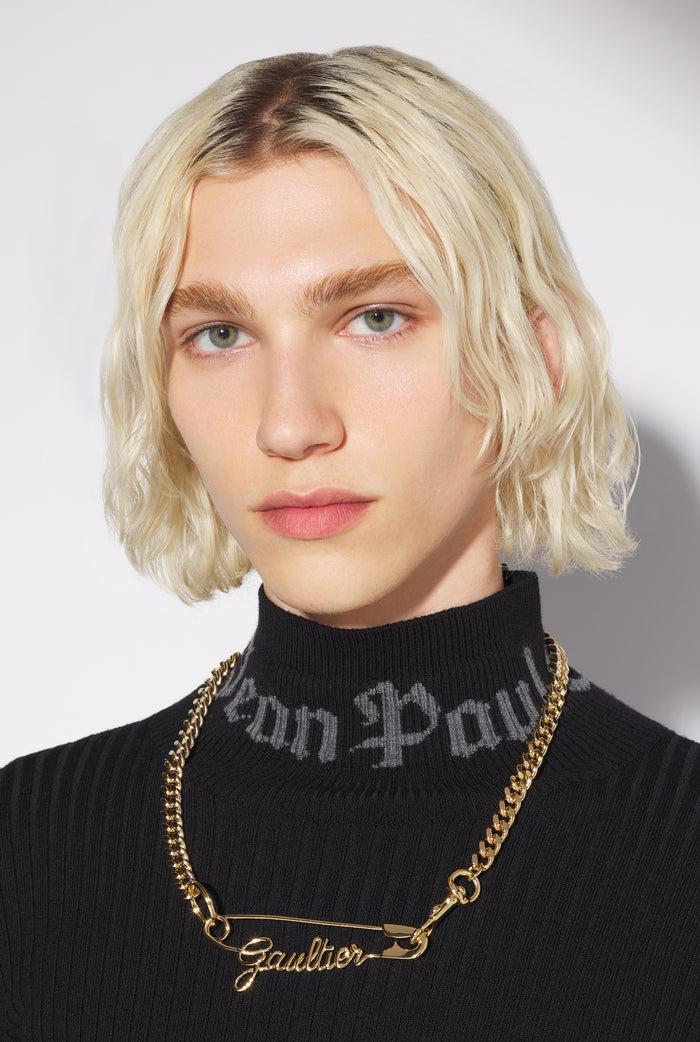 jean paul gaultier Le Collier Épingle Gaultier Doré Or