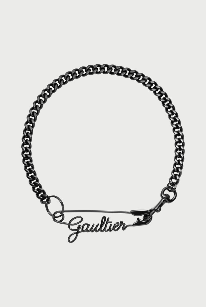 jean paul gaultier Le Collier épingle Gaultier Noir Noir