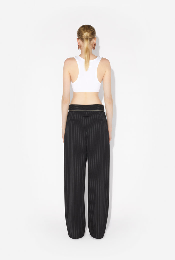 jean paul gaultier Le Débardeur Court à Patch Blanc Blanc