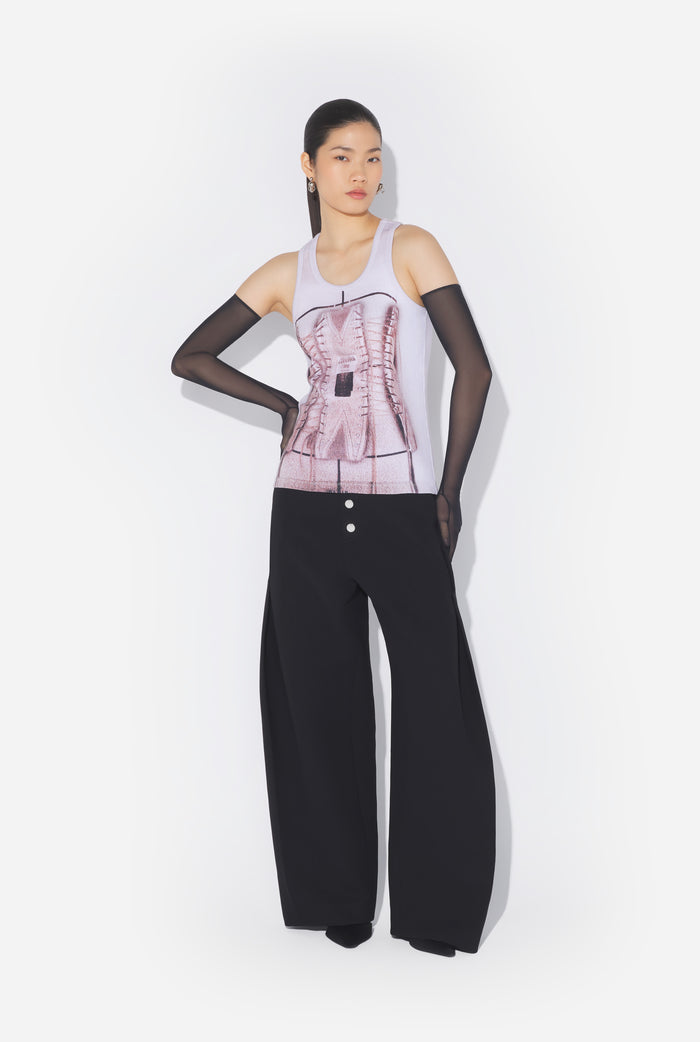 Jean Paul Gaultier Le Débardeur Trompe-L'Œil Corset Rose