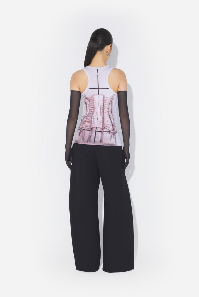 Jean Paul Gaultier Le Débardeur Trompe-L'Œil Corset Rose