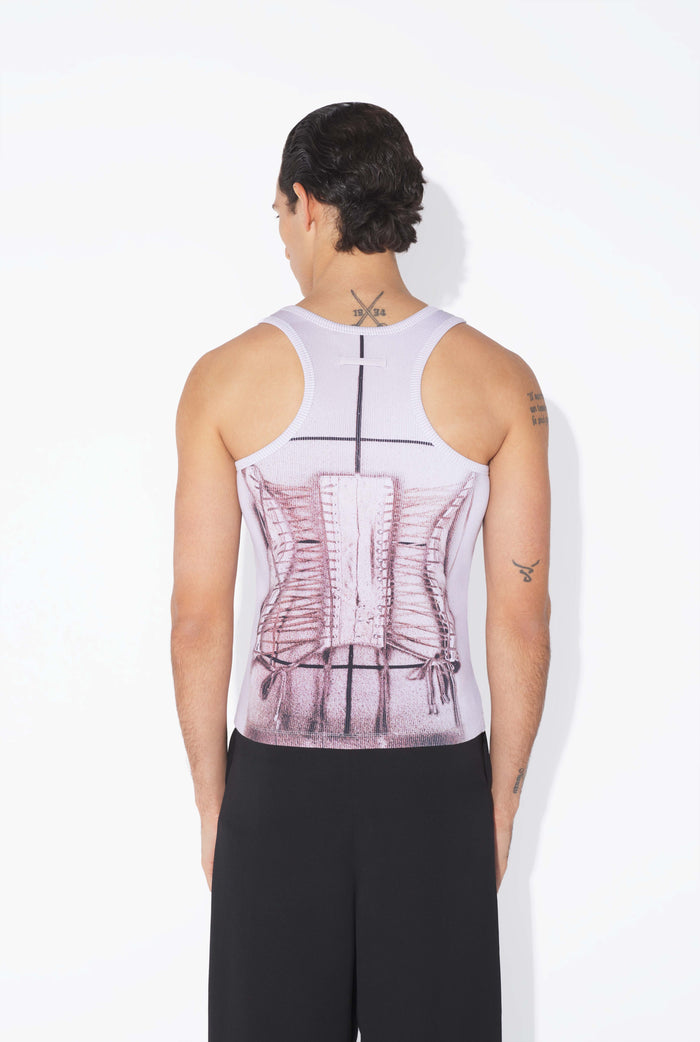 jean paul gaultier Le Débardeur Trompe-L'Œil Corset Rose