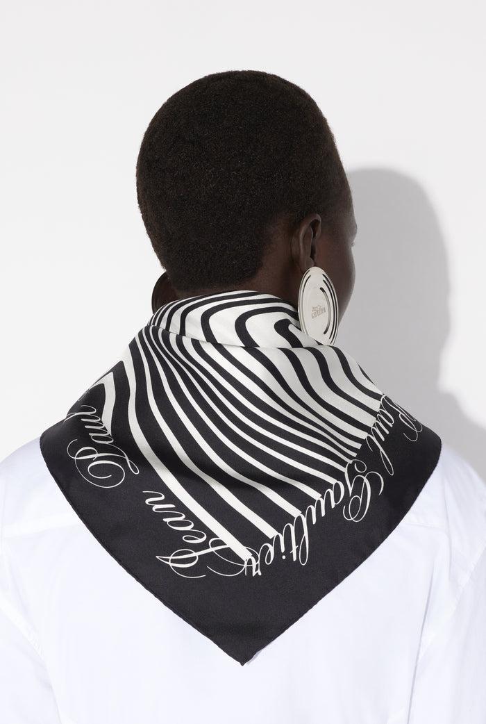 Jean Paul Gaultier Le Foulard Marinière Body Morphing Blanc