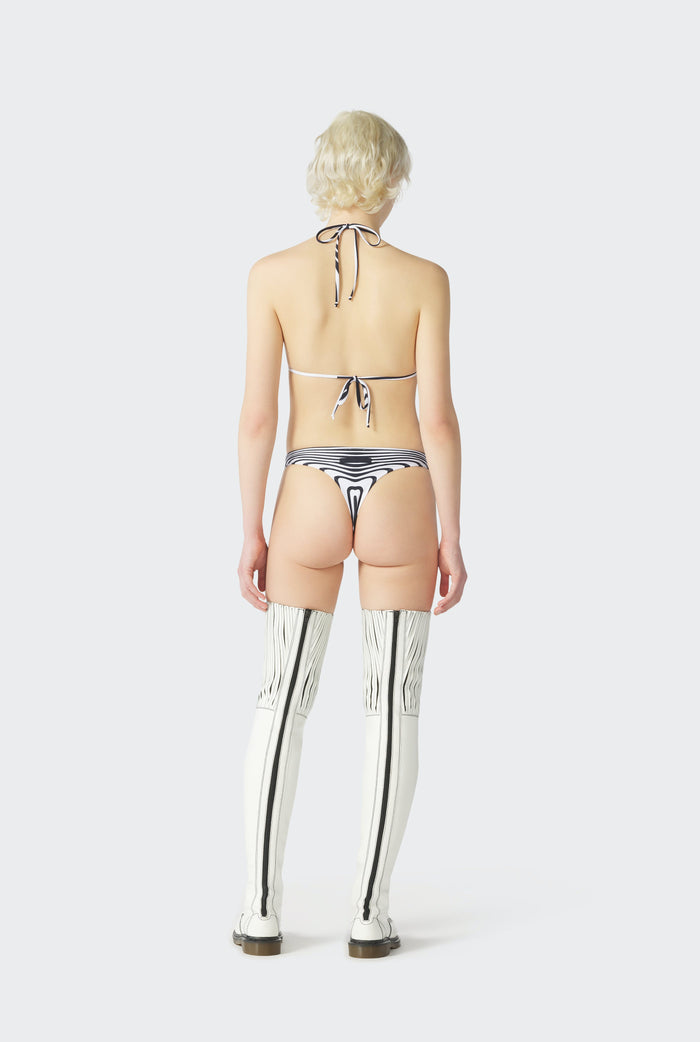 Jean Paul Gaultier Le Haut De Bikini Body Morphing Marine Beige