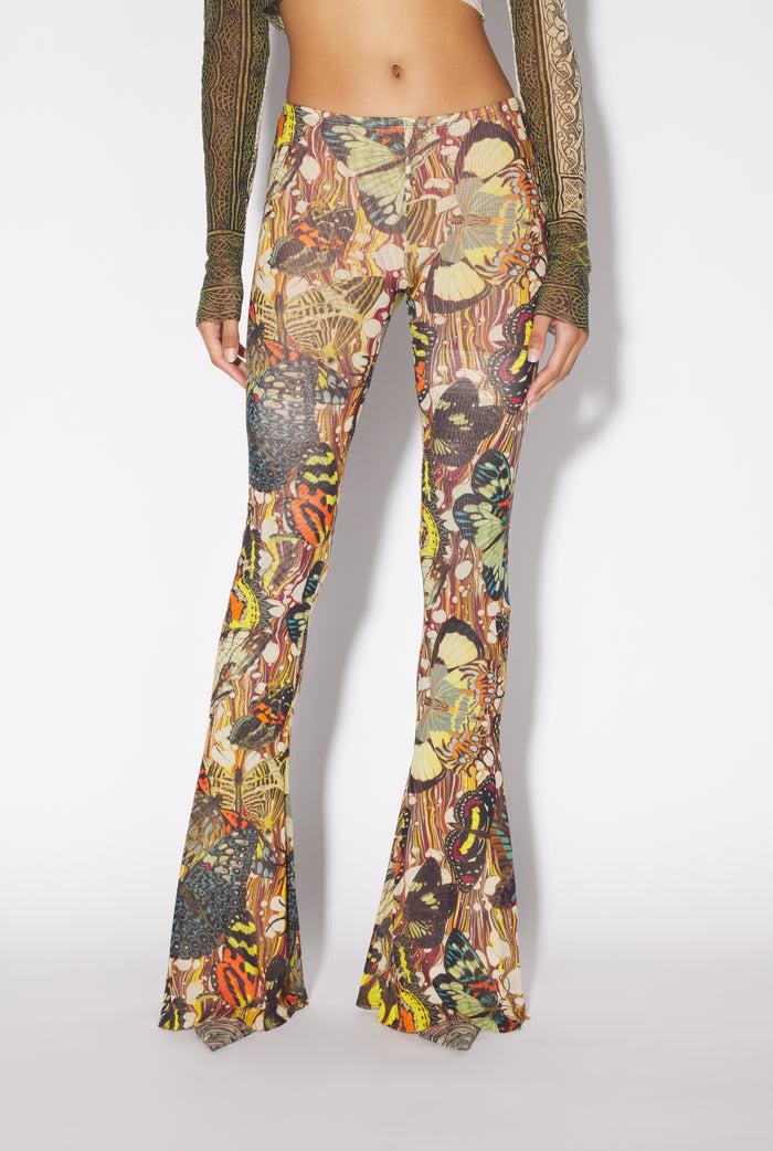 Jean Paul Gaultier Le Pantalon Papillon Jaune Jaune